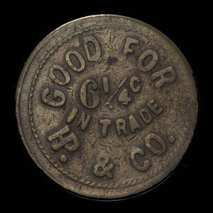 Canada, Humphreys, Pittock & Co. (HP & Co.), 6 1/4 cents : 1899