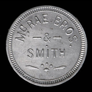 Canada, McRae Bros. & Smith, 12 1/2 cents : 1920