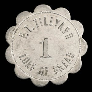 Canada, F.T. Tillyard, 1 loaf, bread : 1908