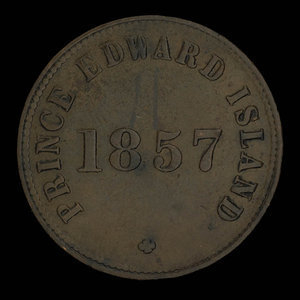 Canada, George Davies, 1/2 penny : 1857