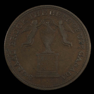 Canada, unknown, 1/2 penny : 1816