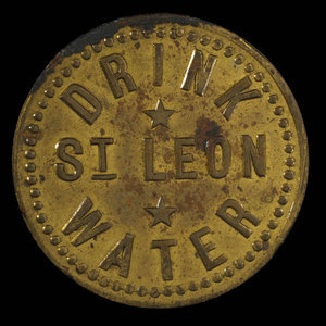 Canada, C.E.A. Langlois, 1 drink, St. Leon water : 1895