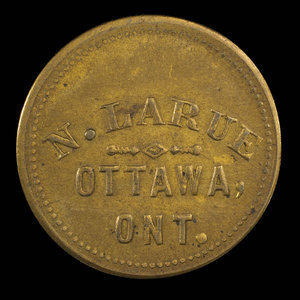 Canada, N. Larue, 5 cents : 1895