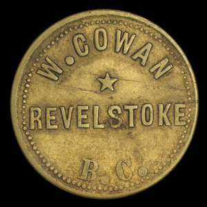 Canada, W. Cowan, 1 drink, 15 cents : 1894