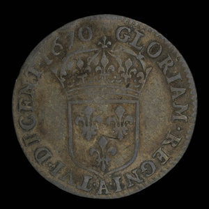 France, Louis XIV, 5 sols : 1670