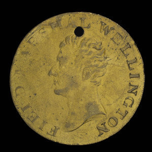 Canada, unknown, 1/2 penny : 1814