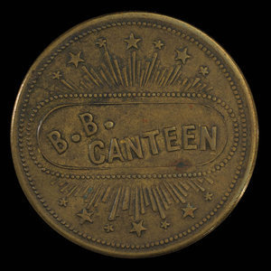 Canada, B. Battery Canteen, 5 cents : 1895