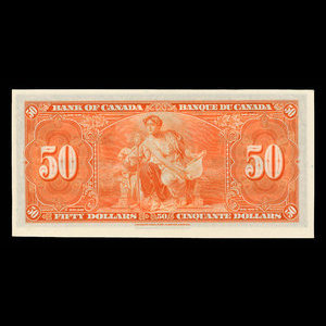 Canada, Bank of Canada, 50 dollars : January 2, 1937