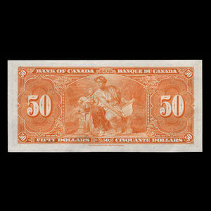 Canada, Bank of Canada, 50 dollars : January 2, 1937