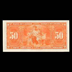 Canada, Bank of Canada, 50 dollars : January 2, 1937