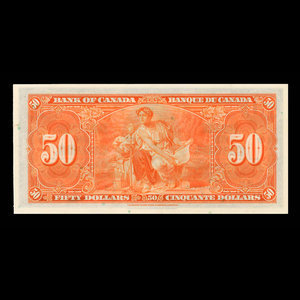 Canada, Bank of Canada, 50 dollars : January 2, 1937