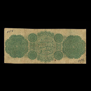 Canada, Union Bank of Lower Canada, 1 dollar : March 1, 1866