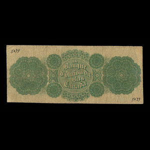 Canada, Union Bank of Lower Canada, 2 dollars : March 1, 1866