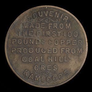 Canada, Coal Hill Copper Company, no denomination : 1897