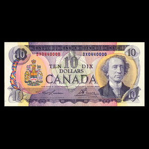 Canada, Bank of Canada, 10 dollars : 1971