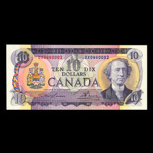 Canada, Bank of Canada, 10 dollars : 1971