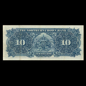 Canada, Northern Crown Bank, 10 dollars : July 2, 1908