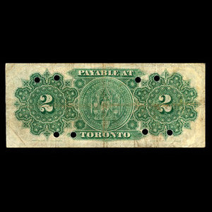 Canada, Dominion of Canada, 2 dollars : June 1, 1878