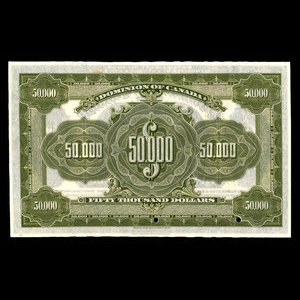 Canada, Dominion of Canada, 50,000 dollars : January 2, 1924