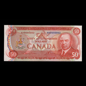 Canada, Bank of Canada, 50 dollars : 1975