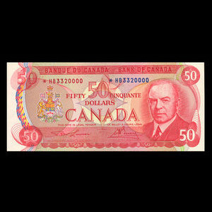 Canada, Bank of Canada, 50 dollars : 1975