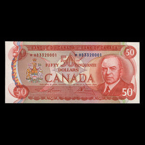 Canada, Bank of Canada, 50 dollars : 1975