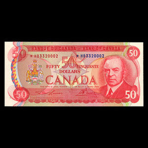 Canada, Bank of Canada, 50 dollars : 1975