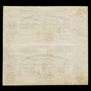 Canada, Bank of British North America, 1 dollar : December 1, 1868