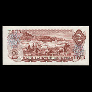 Canada, Bank of Canada, 2 dollars : 1974