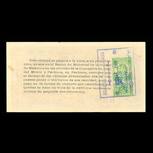 Mexico, Bank of Montreal, 5 pesos : May 1, 1915