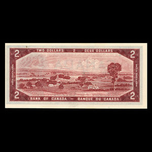 Canada, Bank of Canada, 2 dollars : 1954