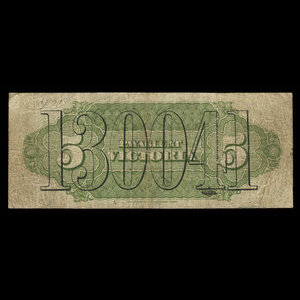 Canada, Bank of British Columbia, 5 dollars : June 1, 1879