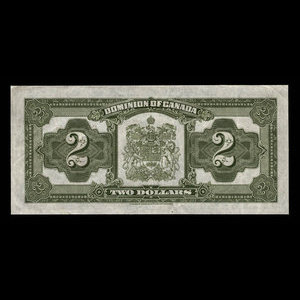 Canada, Dominion of Canada, 2 dollars : June 23, 1923