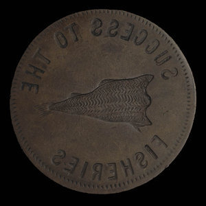 Canada, E.L. Lydiard, 1 cent : 1860