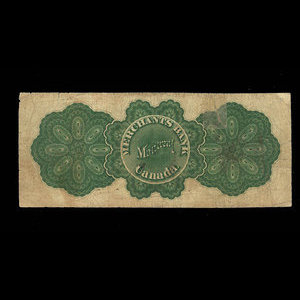 Canada, Merchants Bank (The), 2 dollars : June 1, 1864