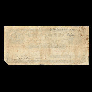 Canada, Bank of Montreal, 1 dollar : January 3, 1852