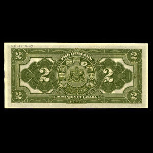 Canada, Dominion of Canada, 2 dollars : January 2, 1914