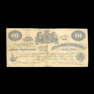 Canada, Macdonald & Company Bankers, 10 dollars : September 6, 1863