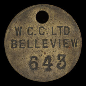 Canada, Western Canadian Collieries (W.C.C.) Limited, no denomination : 1957