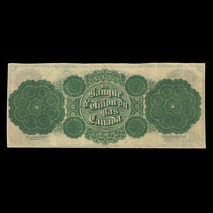 Canada, Union Bank of Lower Canada, 1 dollar : March 1, 1866