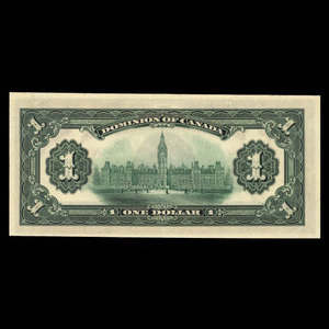 Canada, Dominion of Canada, 1 dollar : March 17, 1917