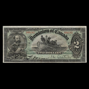 Canada, Dominion of Canada, 2 dollars : July 2, 1897