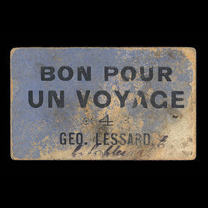 Canada, Geo. Lessard & Co., 1 load : 1925