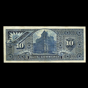 Canada, Canadian Bank of Commerce, 10 dollars : January 8, 1907