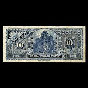 Canada, Canadian Bank of Commerce, 10 dollars : May 1, 1912