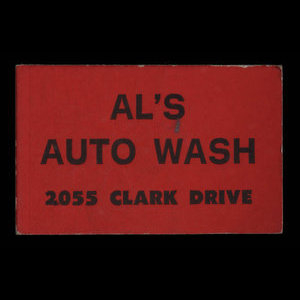 Canada, Al's Auto Wash, no denomination : 1977