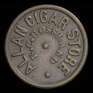 Canada, Allan Cigar Store, no denomination : 1897