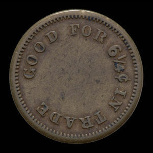 Canada, unknown, 6 1/4 cents :