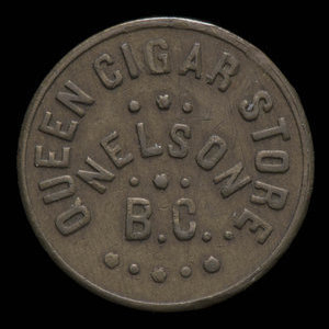 Canada, Queen Cigar Store, no denomination : 1923