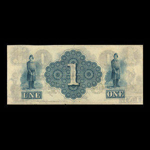 Canada, Banque du Peuple (People's Bank), 1 dollar : May 2, 1870